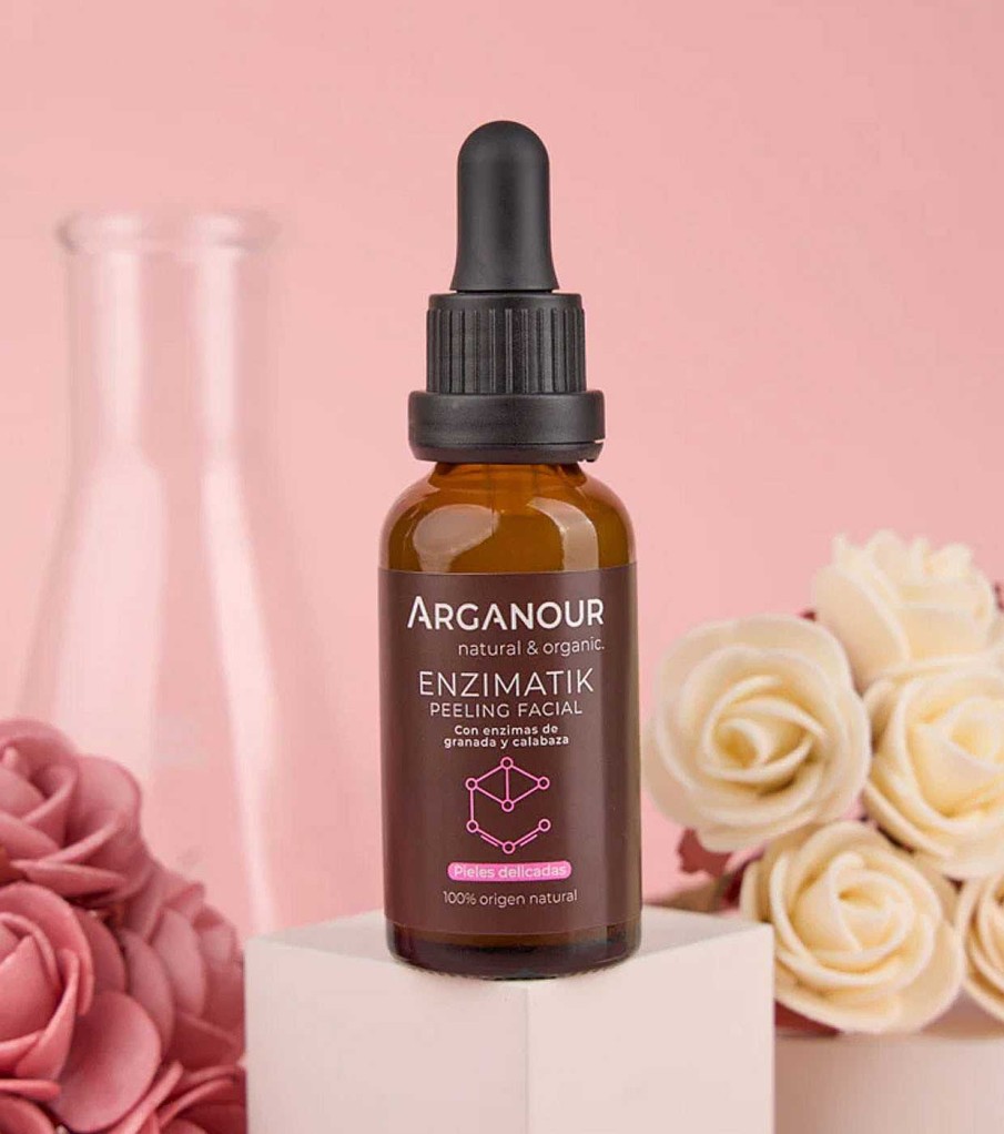 Exfoliante Facial | Arganour Arganour - Peeling Facial Con Enzimas De Granada Y Calabaza Enzimatik