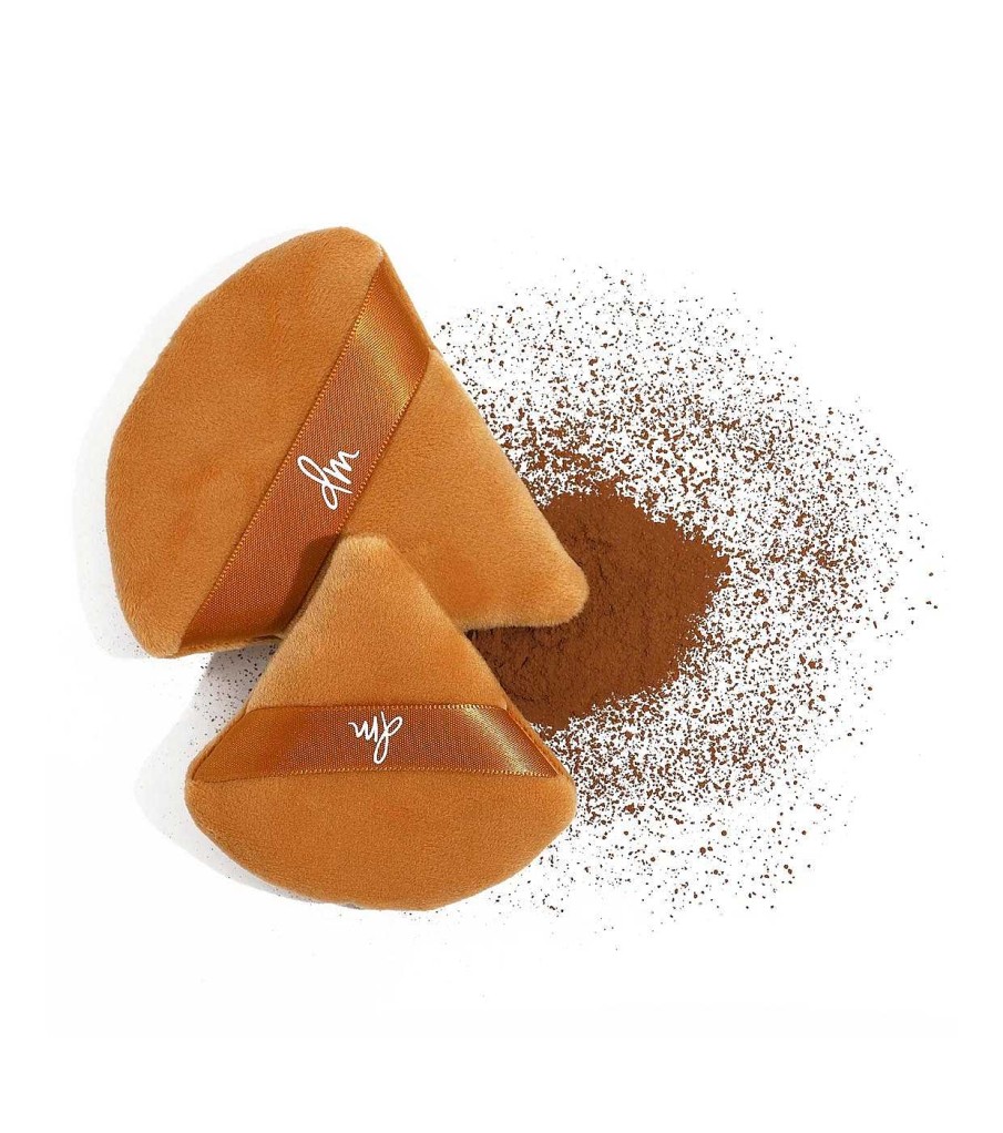 Esponjas | Danessa Myricks Danessa Myricks - Set Borlas De Maquillaje Yummy Skin Velour Puff Duo - Caramel