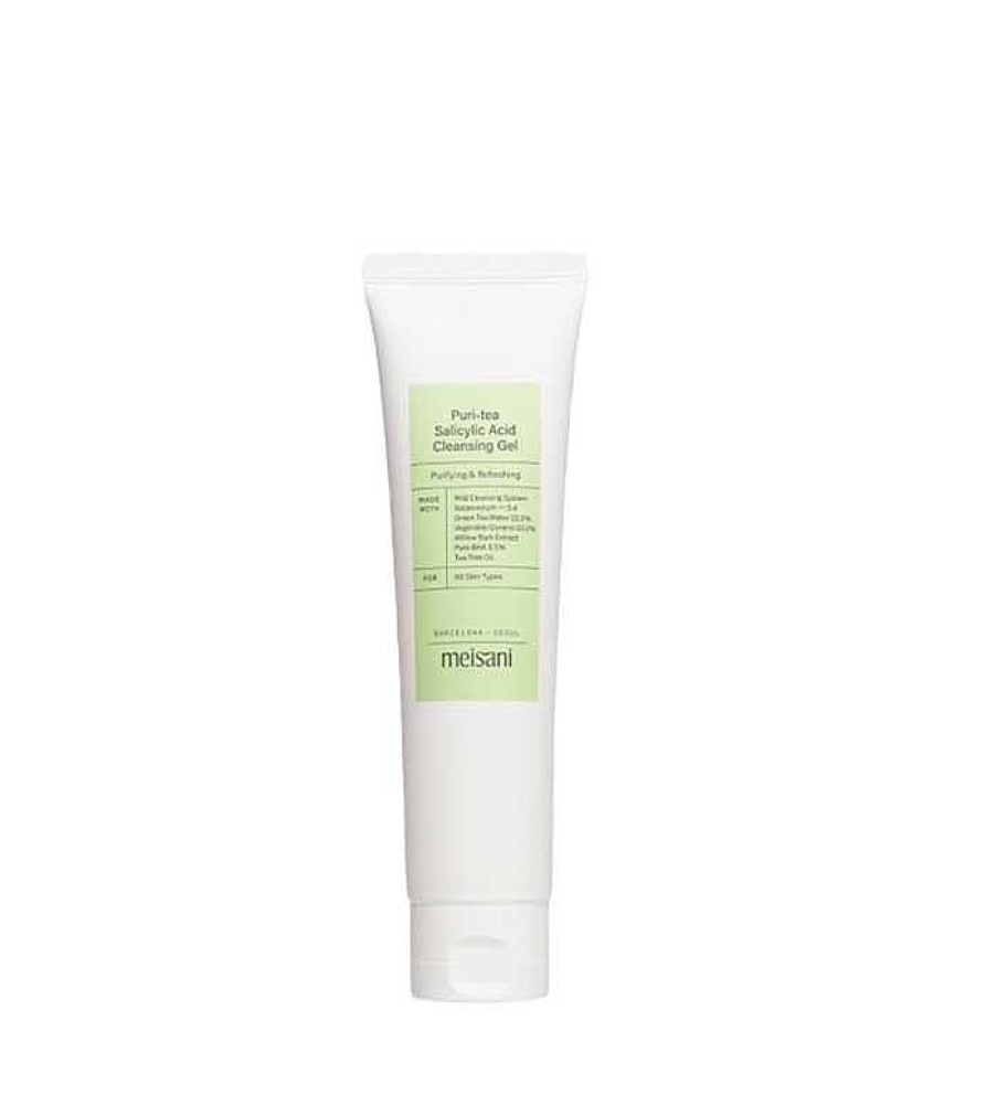 Korea Zone | Meisani Meisani - Gel Limpiador Facial Purificante Y Refrescante Puri-Tea Salicylic Acid