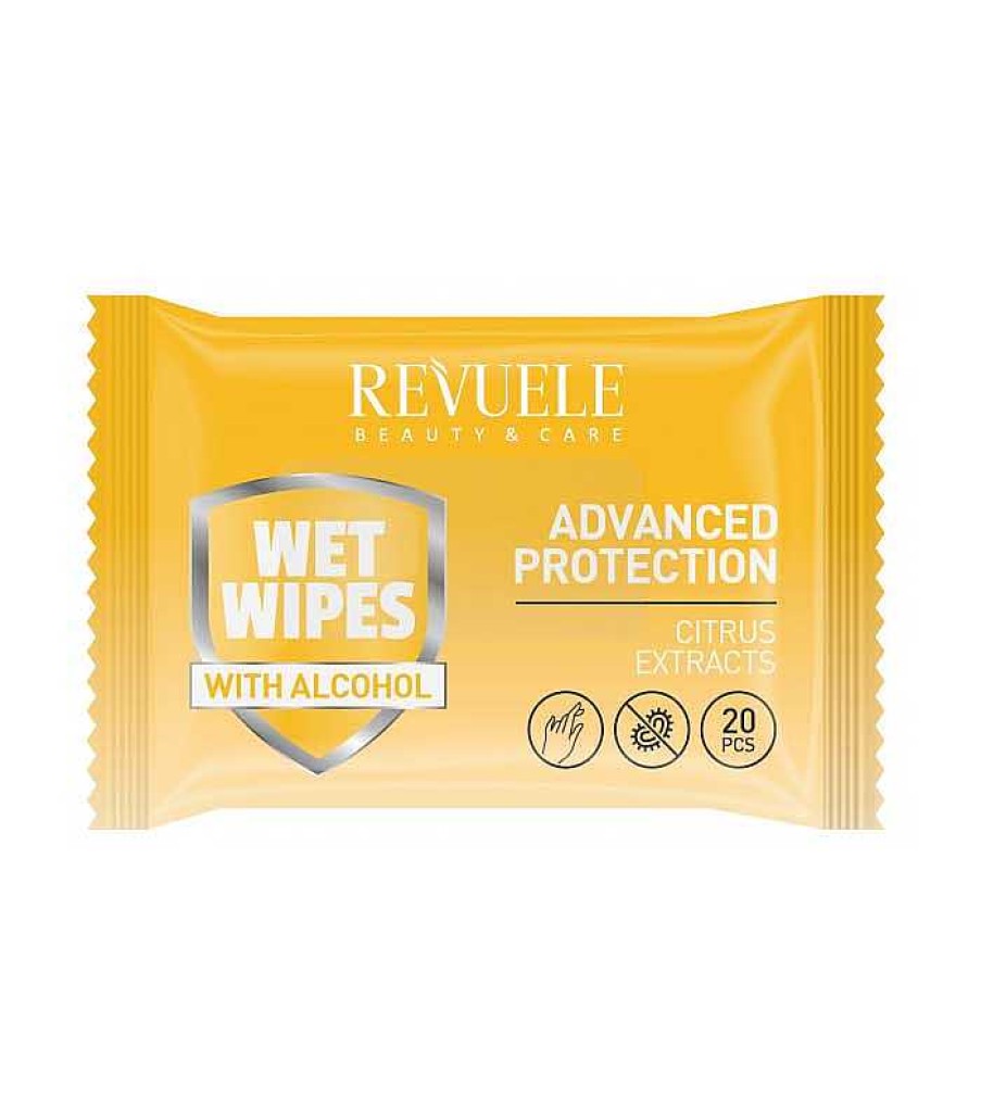 Desinfectantes De Manos Y Mascarillas | Revuele Revuele - Toallitas H Medas Advanced Protection - Extracto De C Tricos