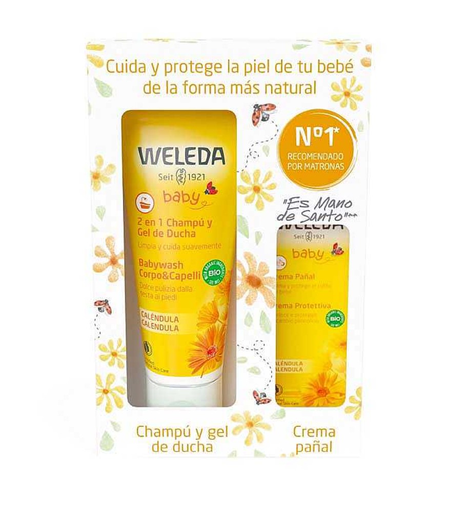 Beb S Y Ni Os | Weleda Weleda - Pack Champ Y Gel De Ducha + Crema Pa Al Beb