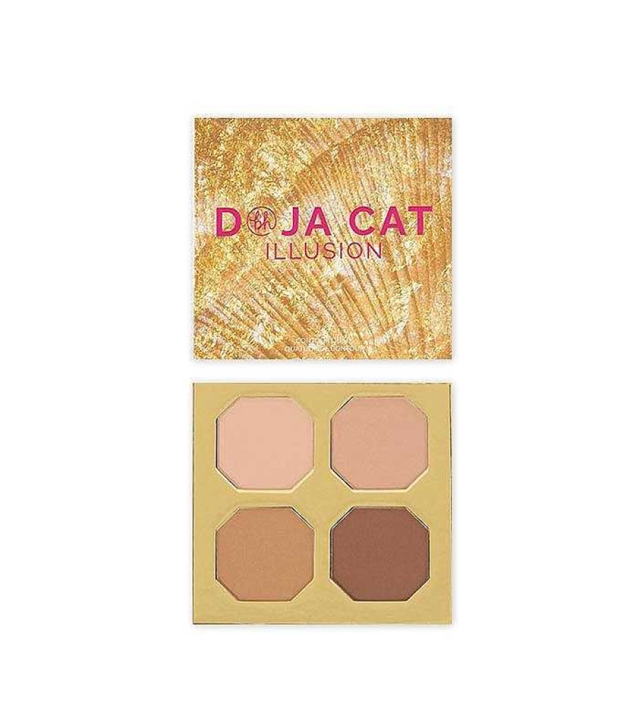 Bronceadores En Polvo | BH Cosmetics Bh Cosmetics - *Doja Cat* - Paleta De Contorno En Polvo Illusion - Medium