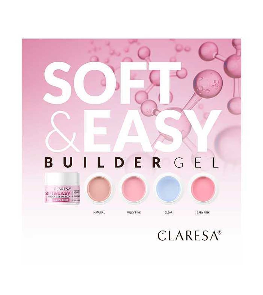 Gel Y Semipermanentes | Claresa Claresa - Gel Constructor Soft & Easy - Natural - 45 G