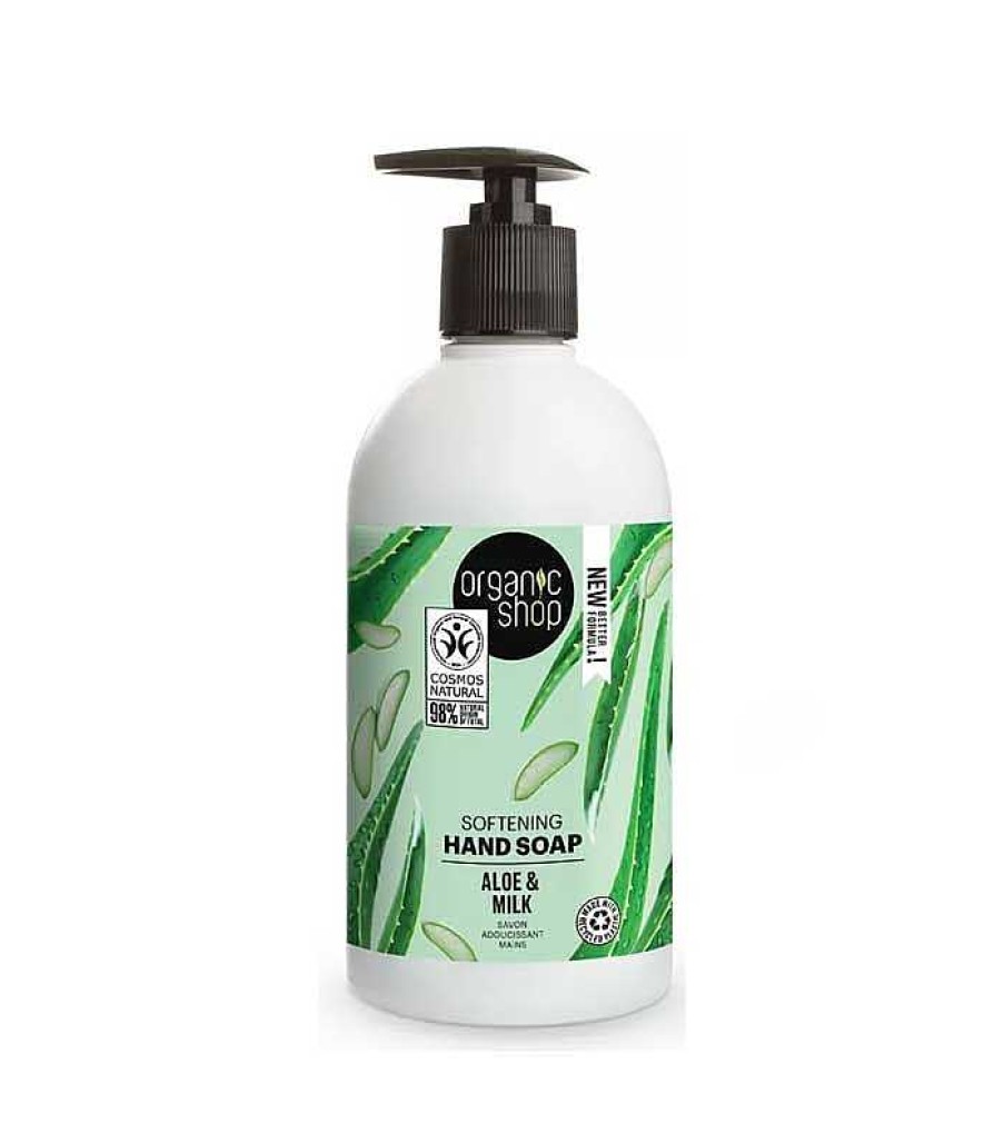 Jabones | Organic Shop Organic Shop - Jab N De Manos Suavizante - Aloe Org Nico Y Leche