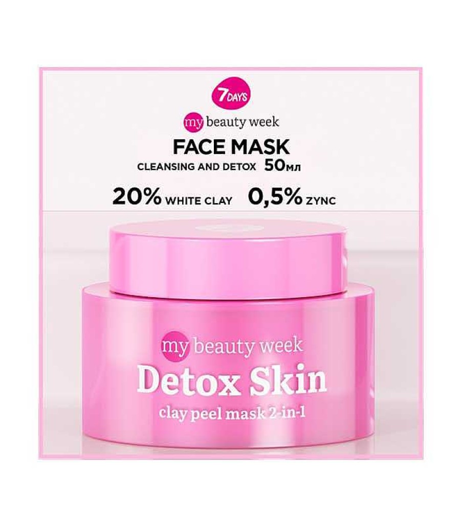 Exfoliante Facial | 7DAYS 7Days - *My Beauty Week* - Mascarilla Facial De Arcilla Clarificadora Detox Skin