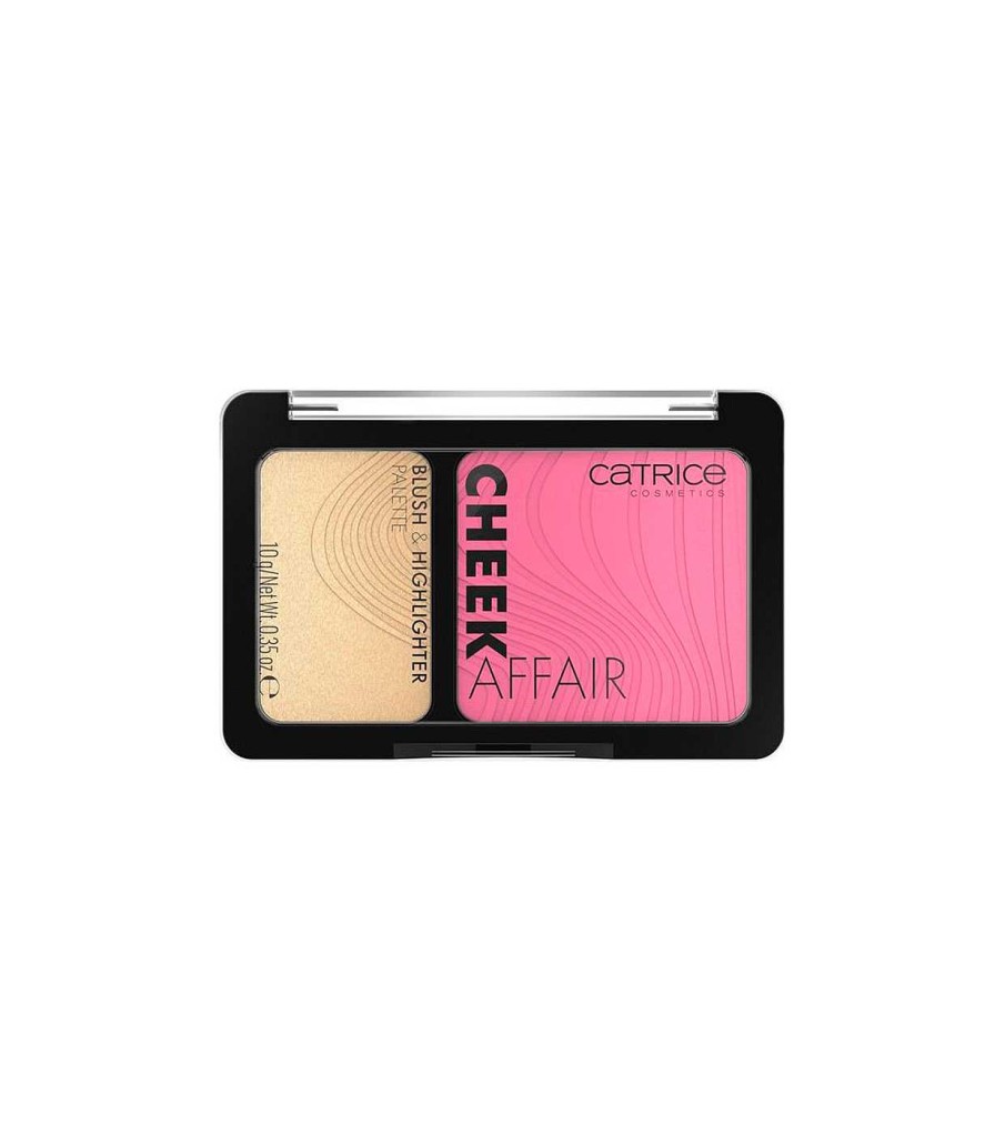 Colorete En Polvo | Catrice Catrice - Paleta De Colorete E Iluminador Cheek Affair - 010: Love At First Swipe