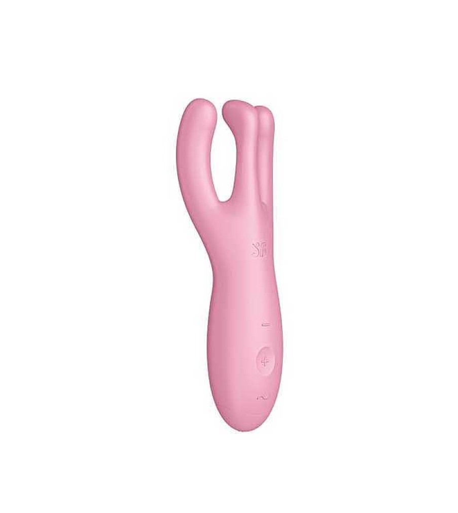 Masaje Y Relaciones Sexuales | Satisfyer Satisfyer - Vibrador Controlado Por App Threesome 4 - Rosa