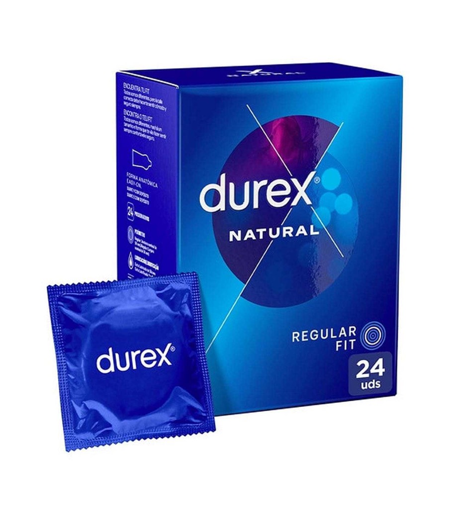 Masaje Y Relaciones Sexuales | Durex Durex - Preservativos Natural - 24 Unidades