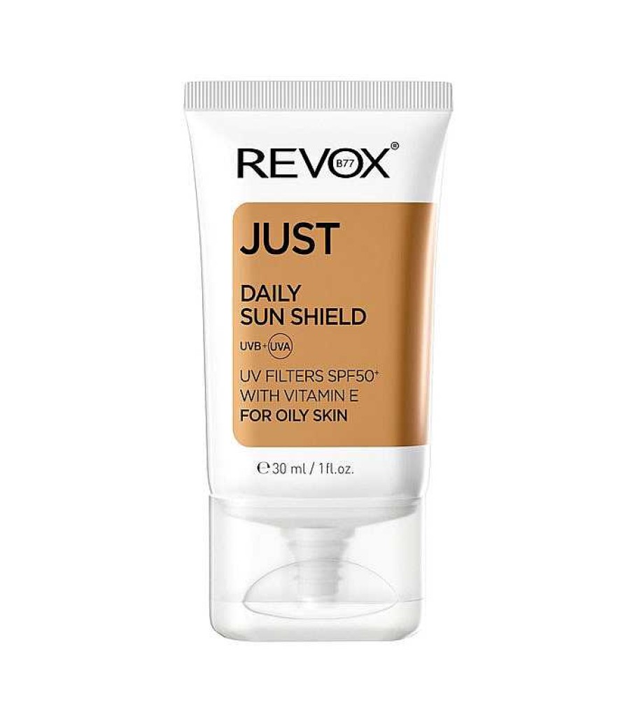 Protectores Solares Faciales | Revox Revox - *Just* - Protector Solar Diario Spf50+ Con Vitamina E Para Piel Grasa