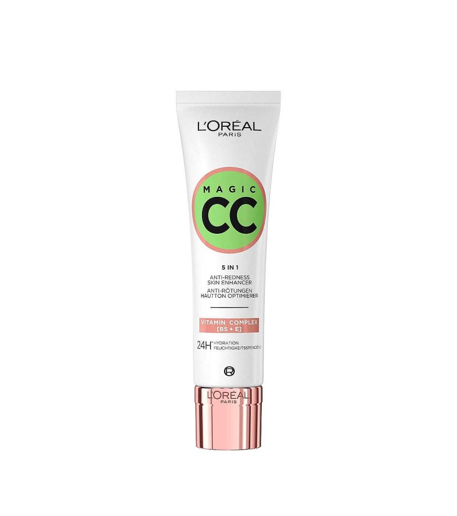 Cc Cream | Loreal Paris Loreal Paris - Magic Cc Cream 5 En 1 Verde Anti-Rojeces Spf20