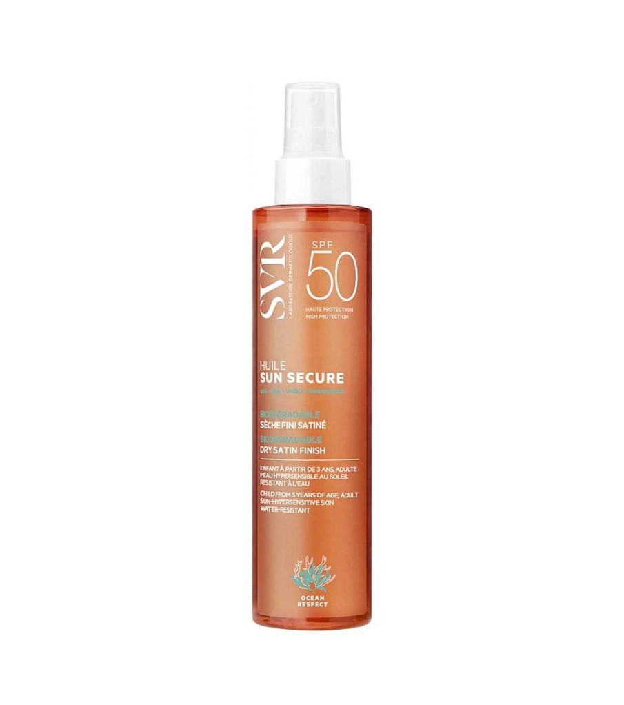 Protectores Solares Faciales | SVR Svr - *Sun Secure* - Aceite Protector Solar En Spray Spf50 Biodegradable Con Acabado Seco