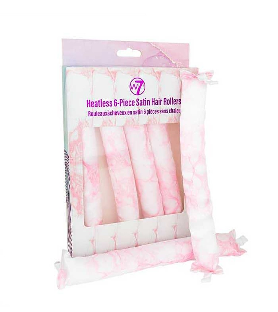 Accesorios Cabello | W7 W7 - Set Para Rizar El Cabello Sin Calor Satin Hair Rollers