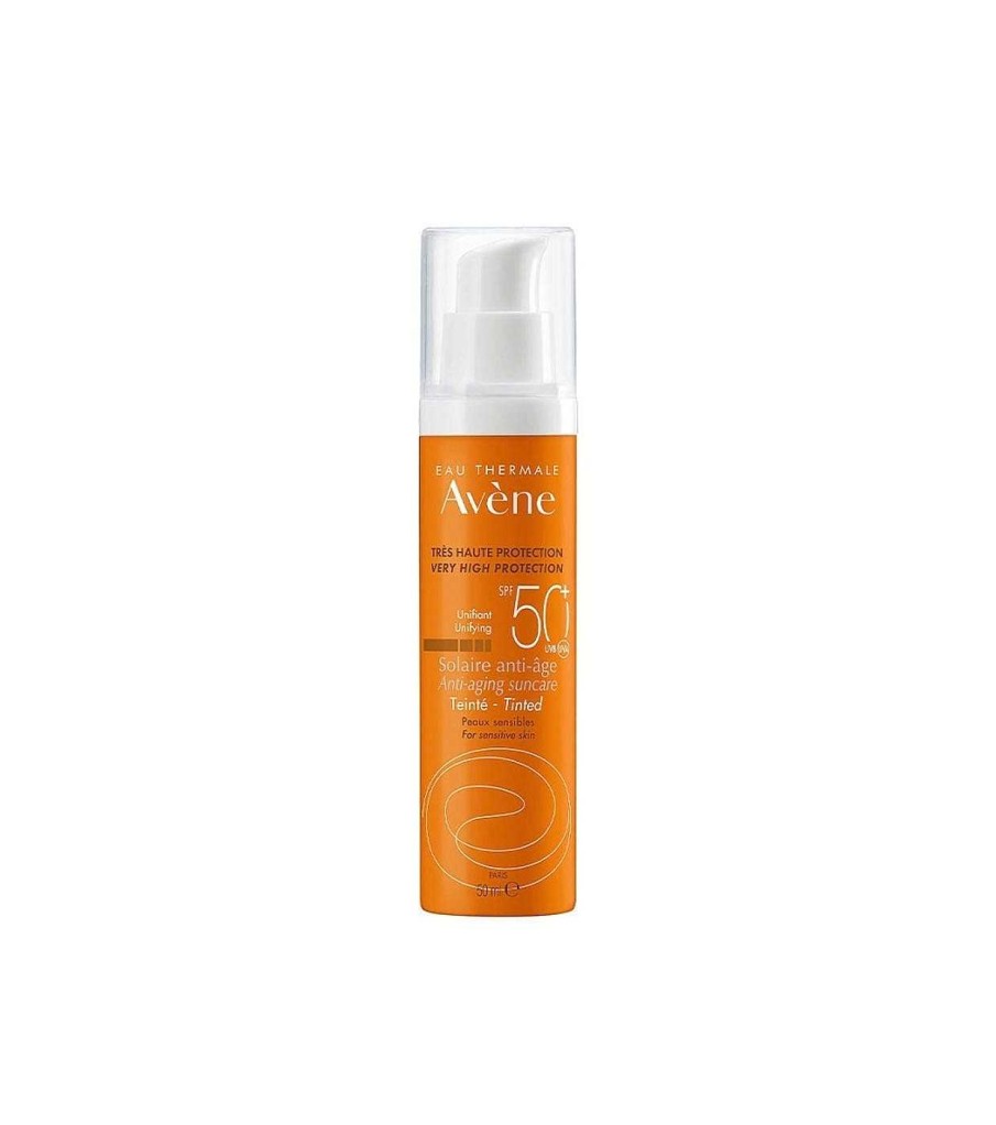 Protectores Solares Faciales | Avène Av Ne - Crema Solar Facial Antiedad Spf50+ Con Color