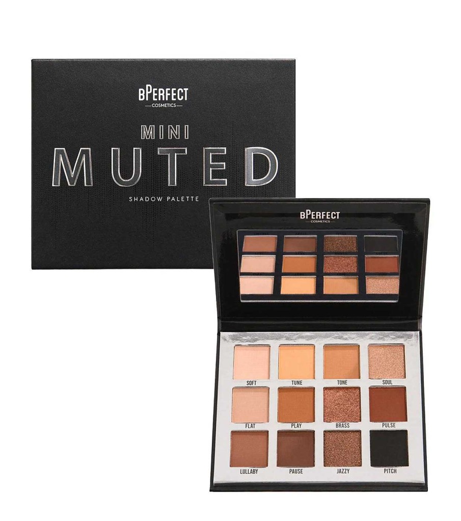 Paletas De Sombras | BPerfect Bperfect - Paleta De Sombras Muted Mini