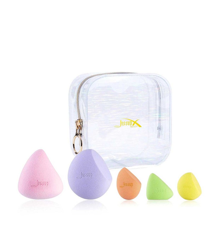 Esponjas | Jessup Beauty Jessup Beauty - Set De Esponjas Y Neceser My Magical Makeup Sponges