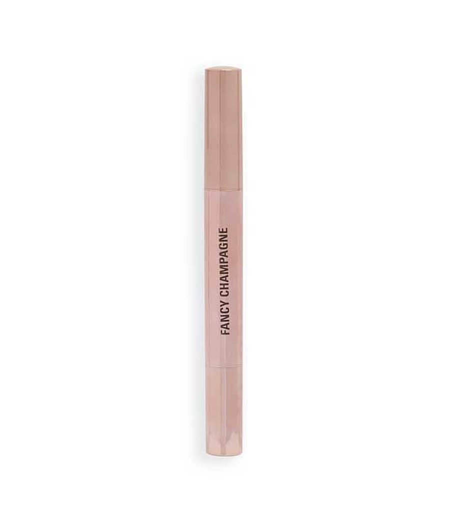 Sombras De Ojos En L Piz | Makeup Revolution Revolution - Sombra En Stick Lustre Wand - Fancy Gold