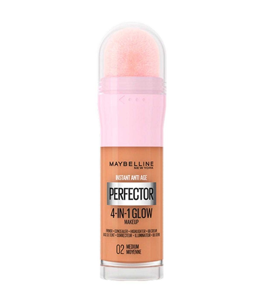 Base De Maquillaje Fluida | Maybelline Maybelline - Base De Maquillaje Instant Perfector Glow 4 En 1 - 02: Medium