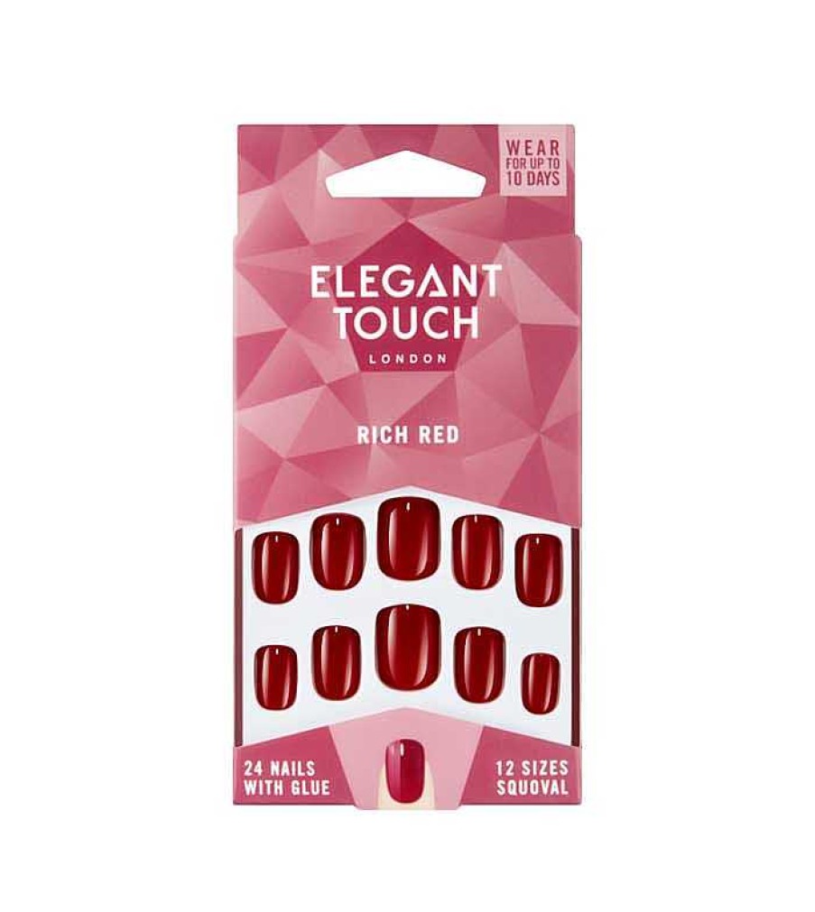 U As Postizas | Elegant Touch Elegant Touch - U As Postizas Colour Nails - Rich Red