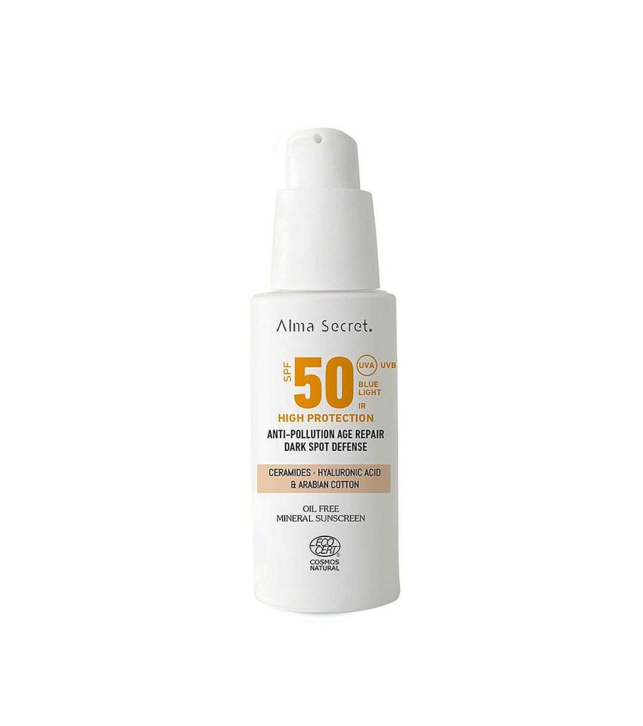 Protectores Solares Faciales | Alma Secret Alma Secret - Protector Solar Facial Spf50 Con Color - Sand