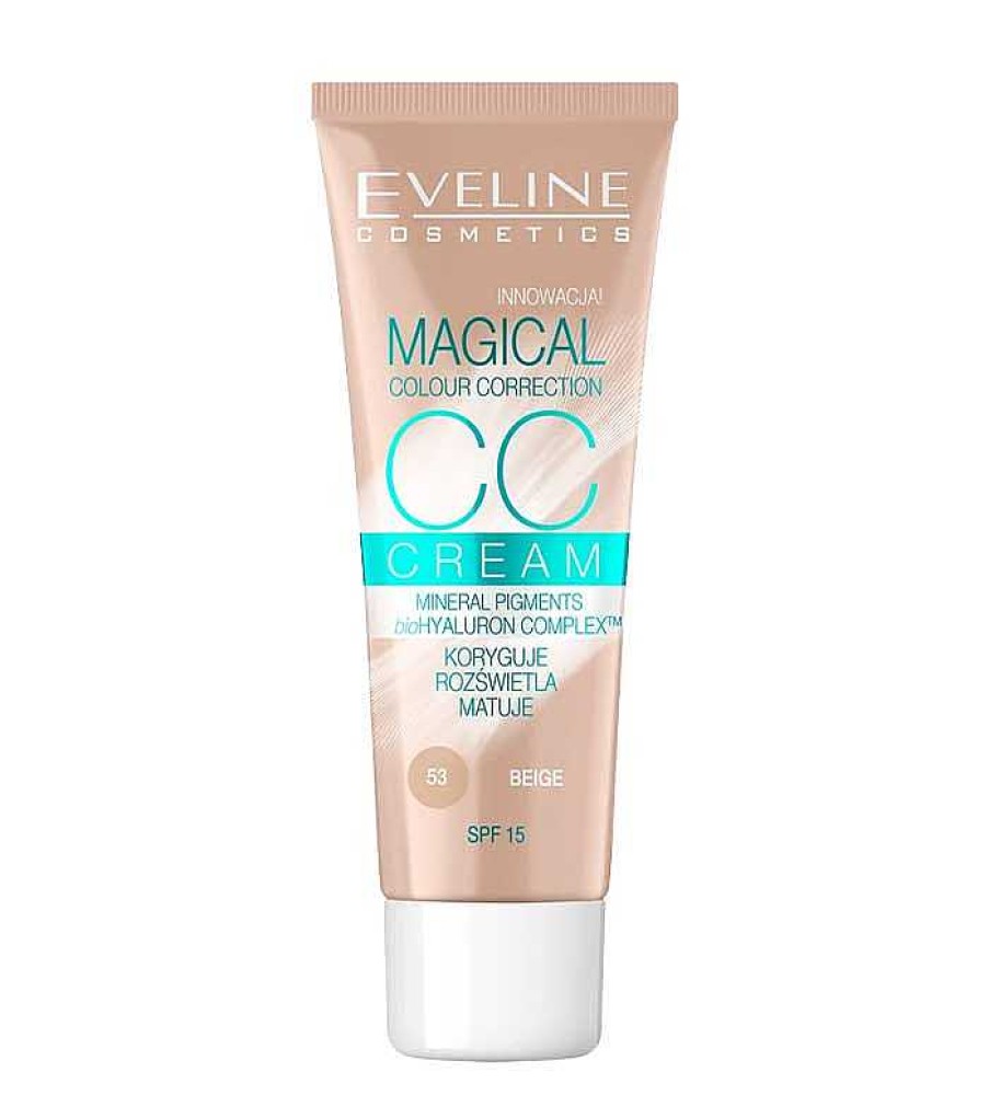 Cc Cream | Eveline Cosmetics Eveline Cosmetics - Cc Cream Magical Colour Correction Spf15 - 53: Beige