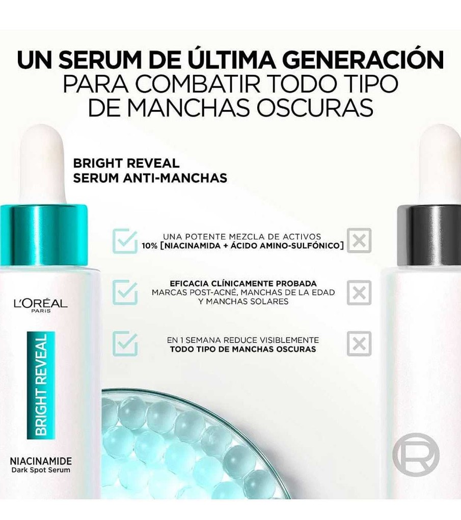 Serums | Loreal Paris Loreal Paris - *Bright Reveal* - S Rum Anti-Manchas Oscuras Con Niacinamida