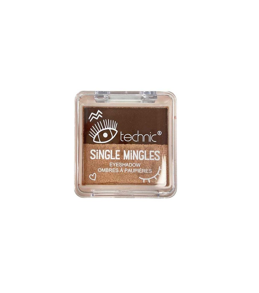 Paletas De Sombras | Technic Cosmetics Technic Cosmetics - Mini Paleta De Sombras De Ojos Single Mingles - First Date