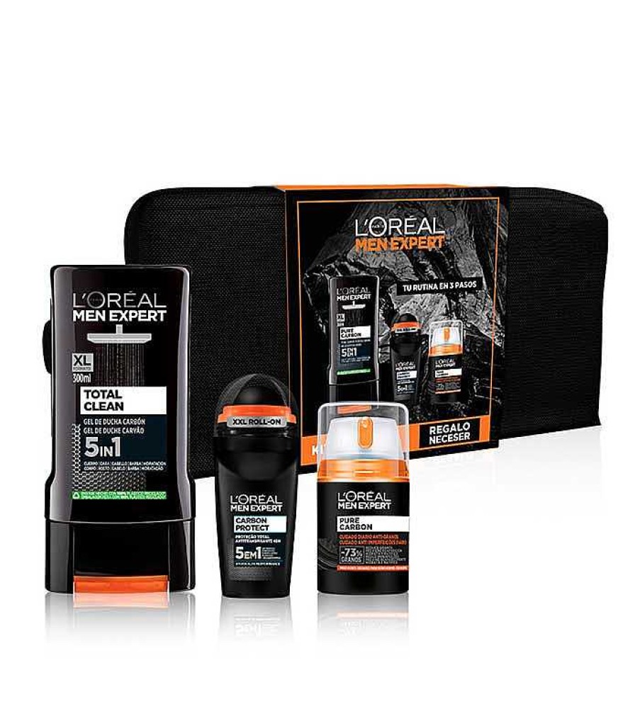 Perfumes Y Sets Para L | Loreal Paris Loreal Paris - Kit De Regalo Carb N Men Expert