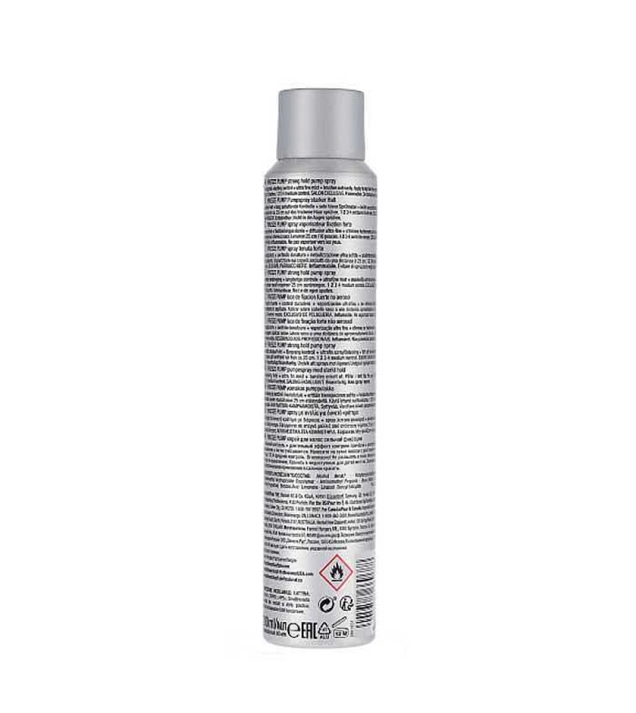 Fijadores | Schwarzkopf Schwarzkopf - *Osis+* - Laca De Fijaci N Fuerte Sin Aerosol Freeze Pump - 02