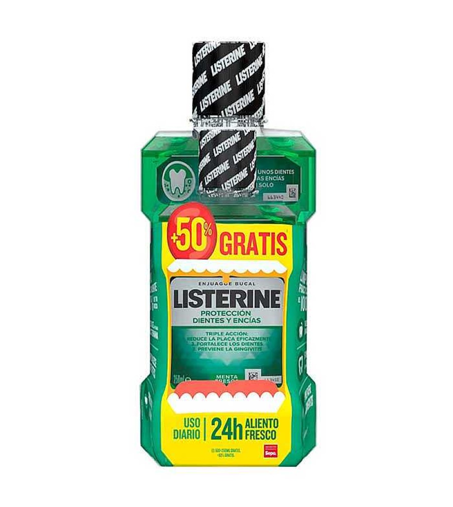 Higiene Bucodental | Listerine Listerine - Enjuague Bucal Dientes Y Enc As 500Ml + 250Ml