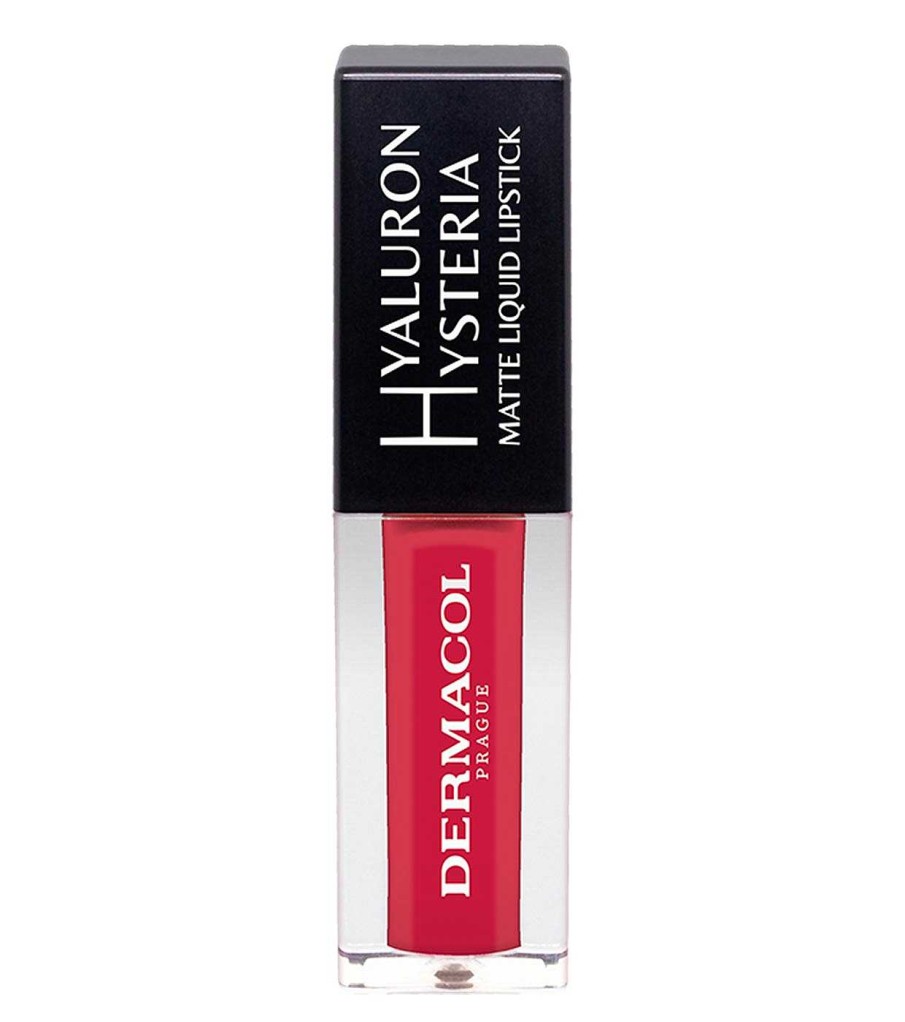 Labiales L Quidos | Dermacol Dermacol - Labial L Quido Mate Hyaluron Hysteria - 08