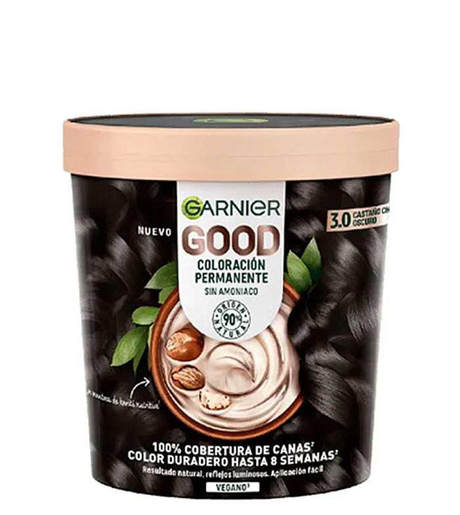 Tintes | Garnier Garnier - Coloraci N Permanente Sin Amoniaco Good - 3.0: Casta O Chocolate