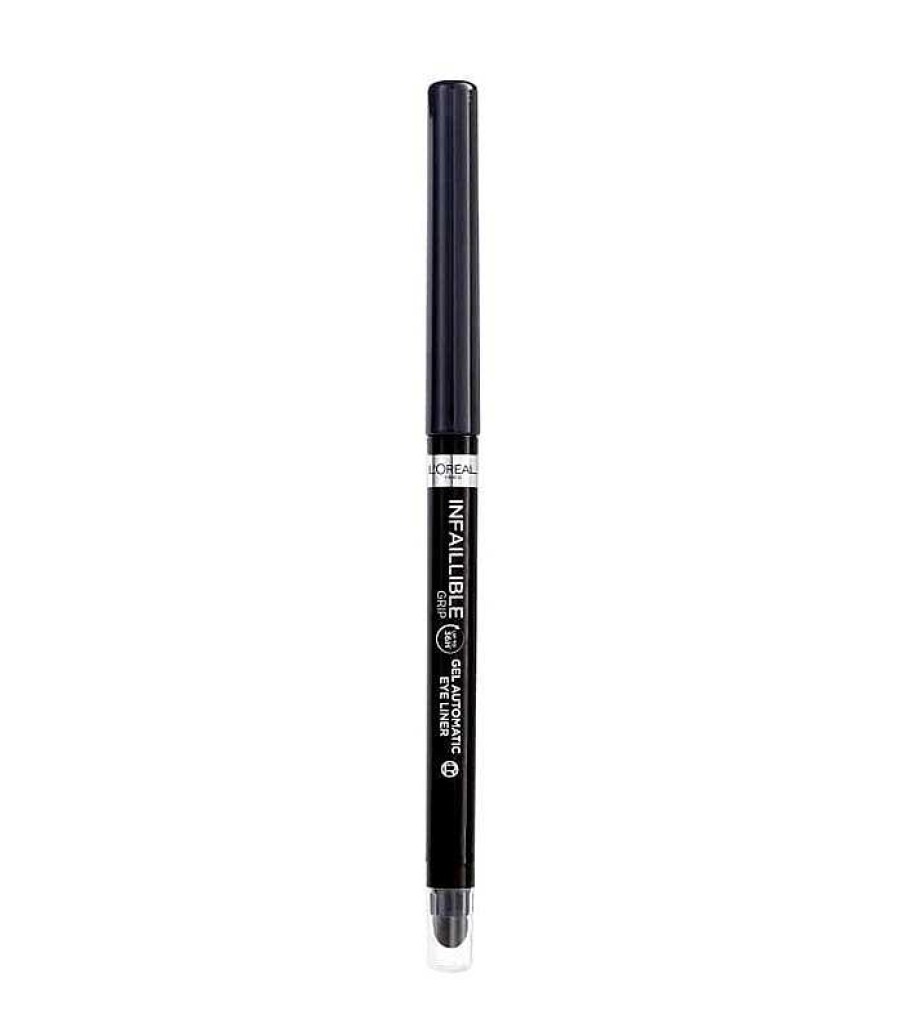 Delineadores En Gel | Loreal Paris Loreal Paris - Delineador De Ojos Autom Tico Infaillible Grip Gel - 001: Intense Black