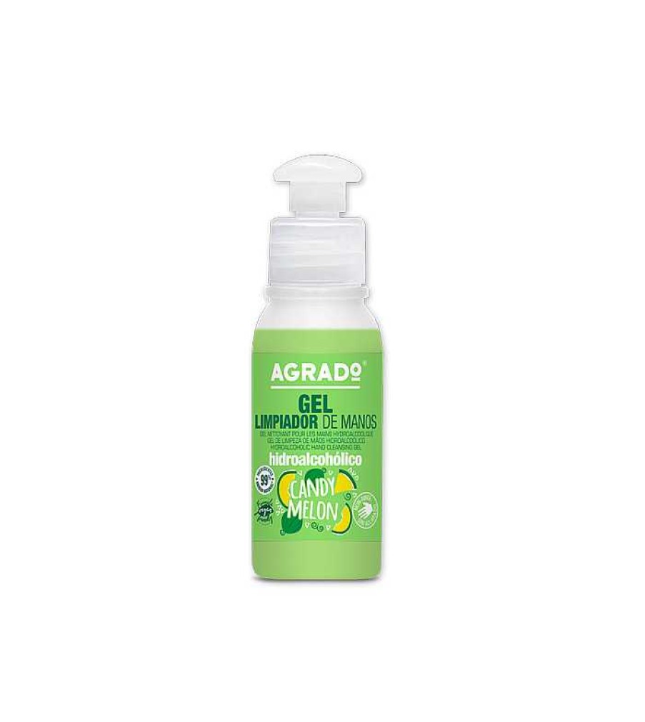 Desinfectantes De Manos Y Mascarillas | Agrado Agrado - Gel Limpiador De Manos Hidroalcoholico - Candy Melon