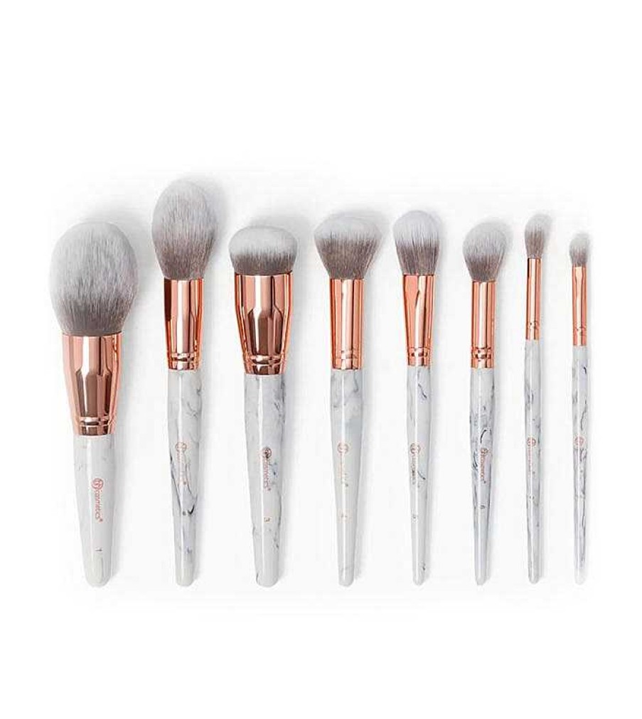 Brochas De Rostro | BH Cosmetics Bh Cosmetics - Set De Brochas Marble Luxe