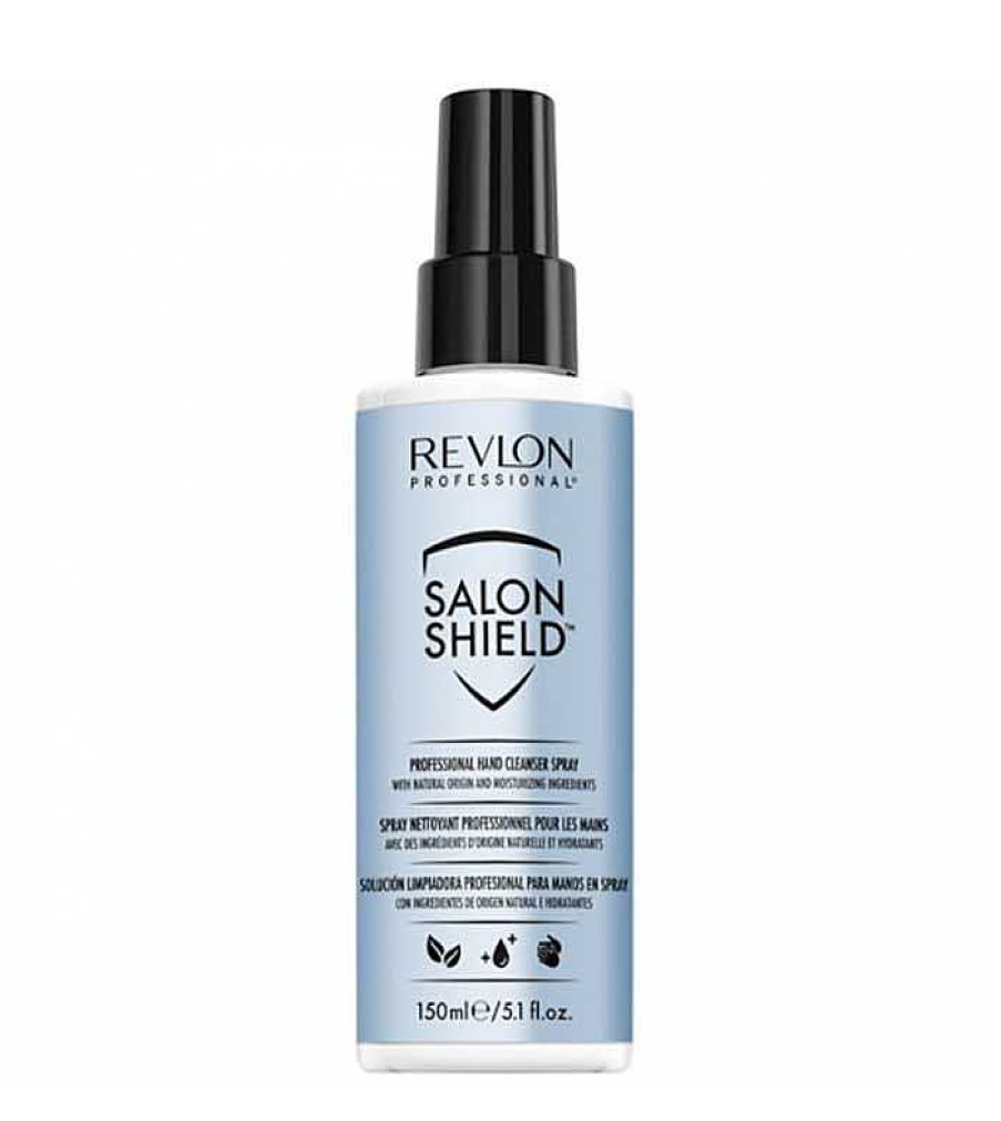 Desinfectantes De Manos Y Mascarillas | Revlon Revlon - Spray Soluci N Limpiadora Para Manos Salon Shield 150Ml