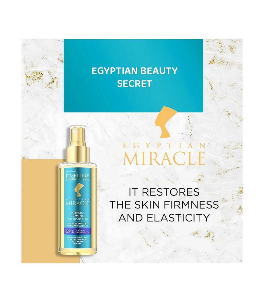 Aceites | Eveline Cosmetics Eveline Cosmetics - Aceite Reafirmante Intenso Para Cuerpo Y Pecho Egyptian Miracle