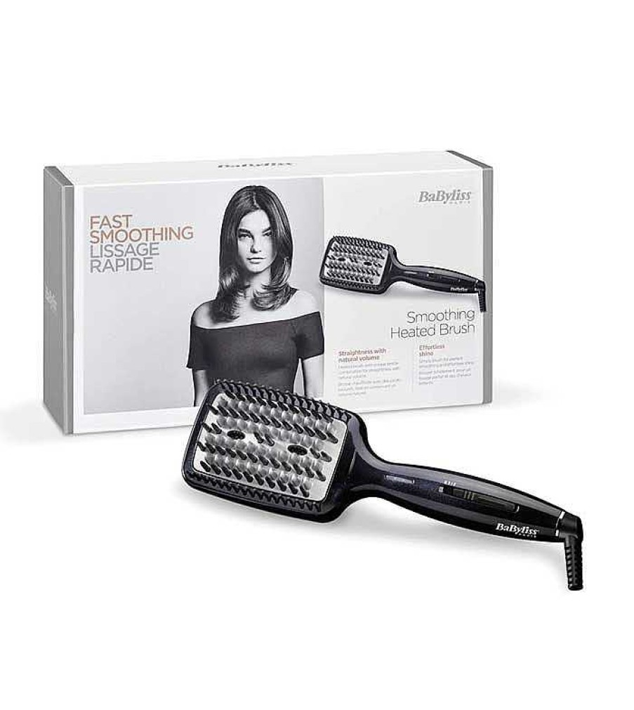 Aparatos | Babyliss Babyliss - Cepillo Alisador Smoothing Heated Brush Hsb101E