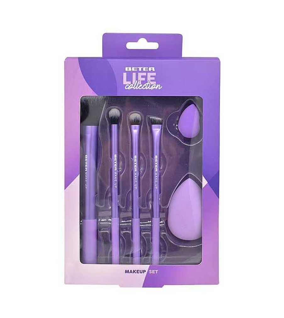 Sets De Brochas | Beter Beter - *Life Collection* - Set De Brochas Y Esponjas Make Up