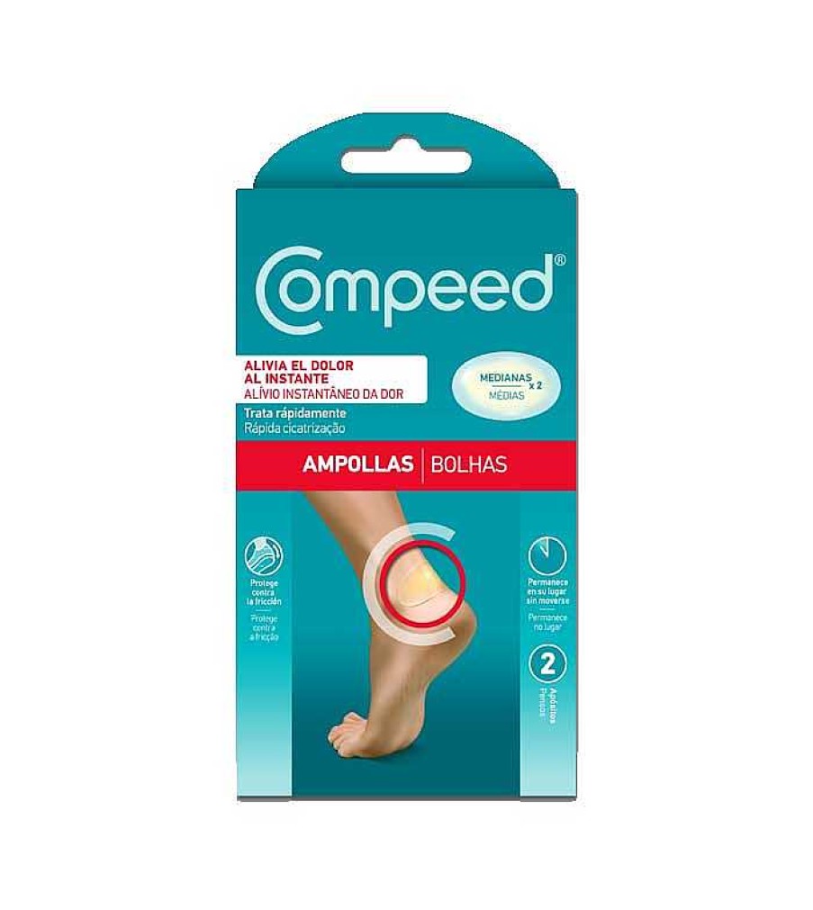 Cuidado De Los Pies | Compeed Compeed - Ampollas Medianas - 2 Ap Sitos