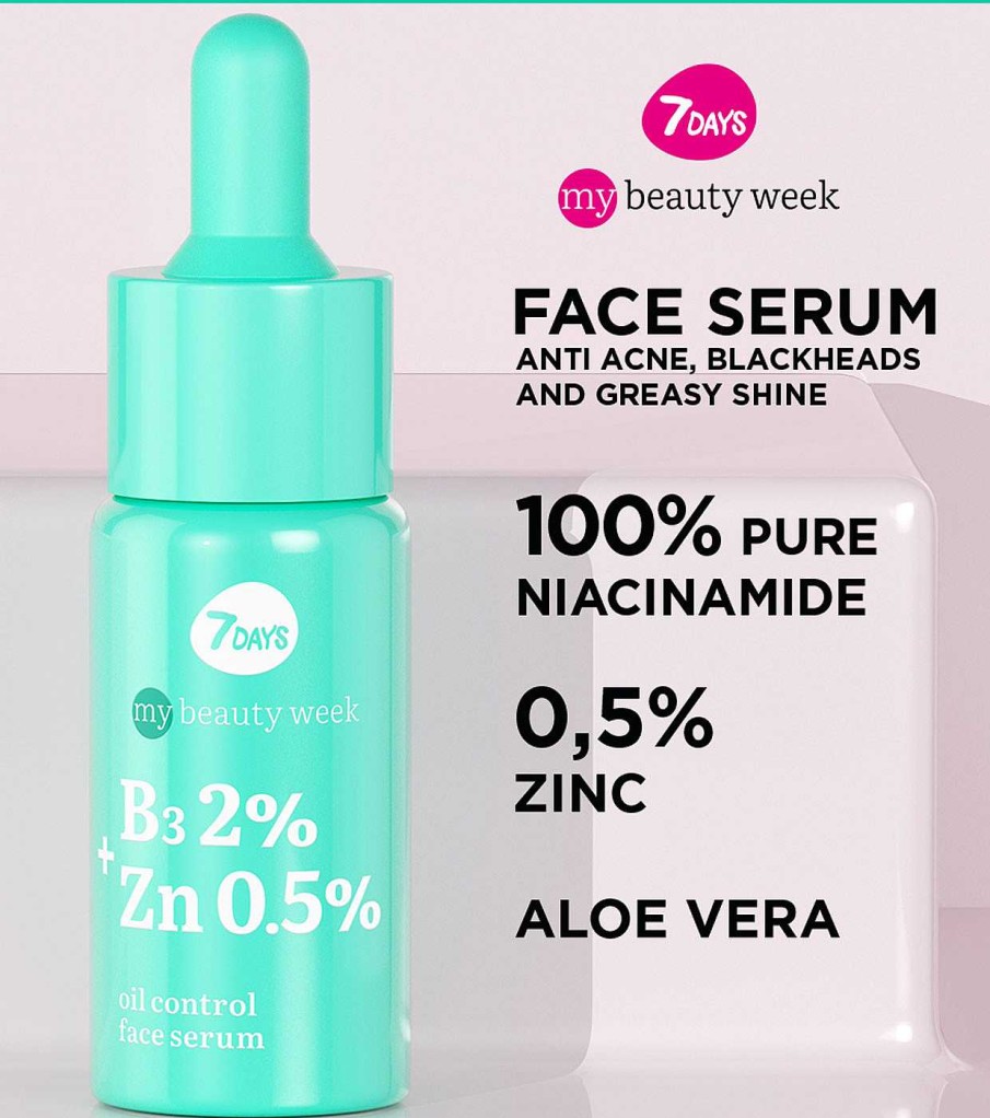 Serums | 7DAYS 7Days - *My Beauty Week* - S Rum Facial Seborregulador B3 + Zn