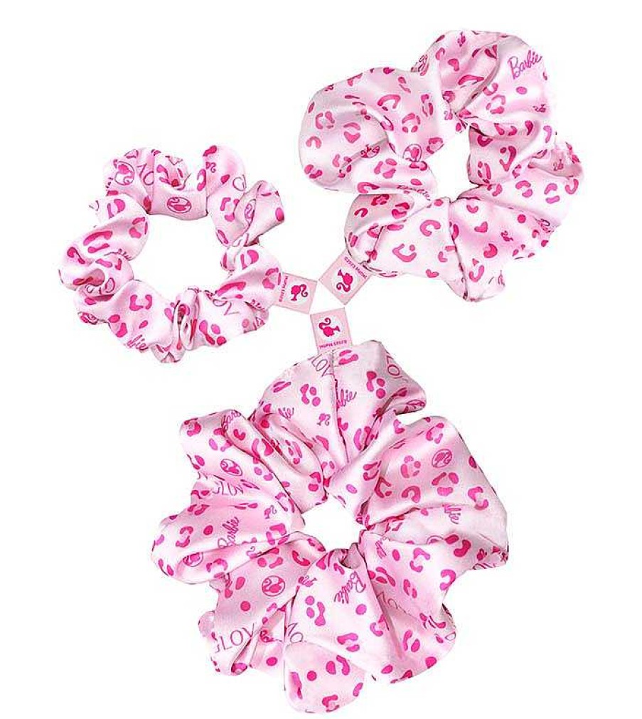 Accesorios Cabello | Glov Glov - *Barbie* - Pack De 3 Coleteros Scrunchie - Pink Panther