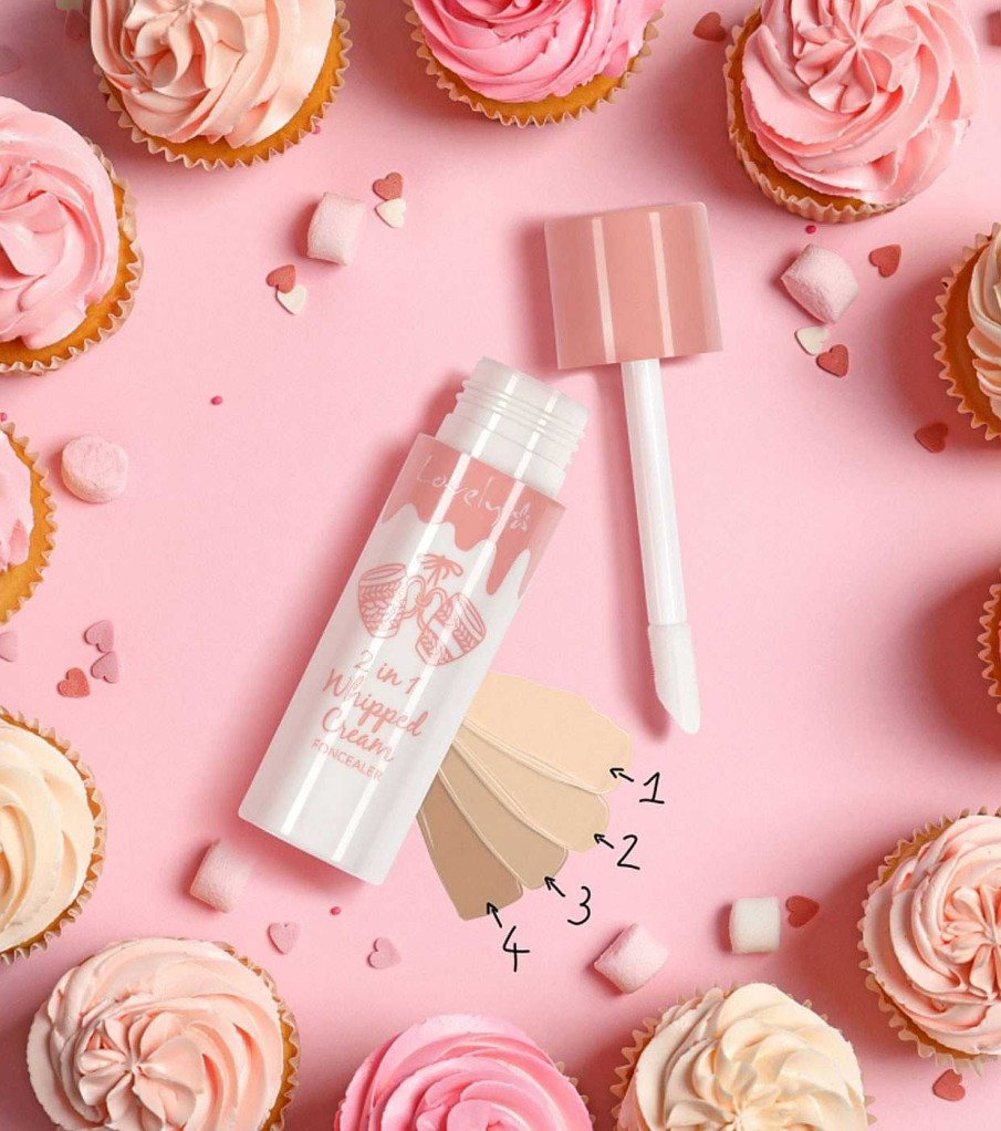 Base De Maquillaje Fluida | Lovely Lovely - *Cozy Feeling* - Base De Maquillaje Y Corrector 2 In 1 Whipped Cream - 04: Beige