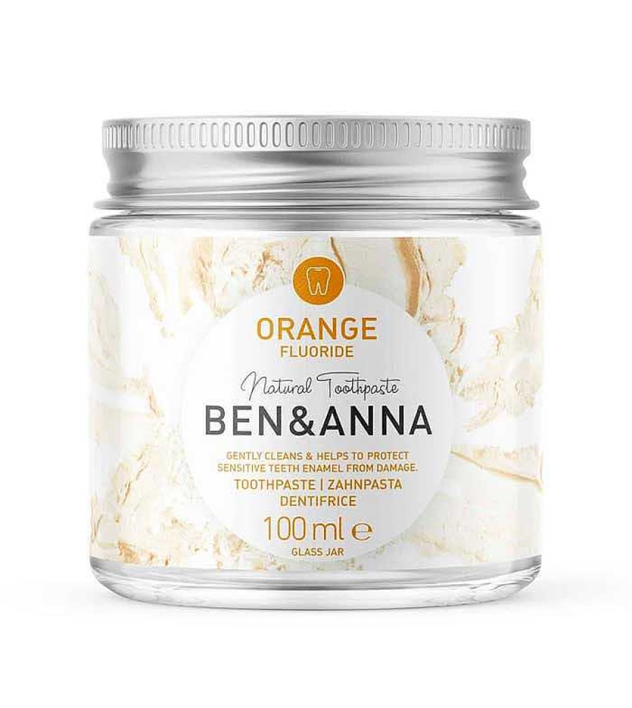 Higiene Bucodental | Ben and Anna Ben & Anna - Pasta De Dientes Natural En Crema Con Fl Or - Orange