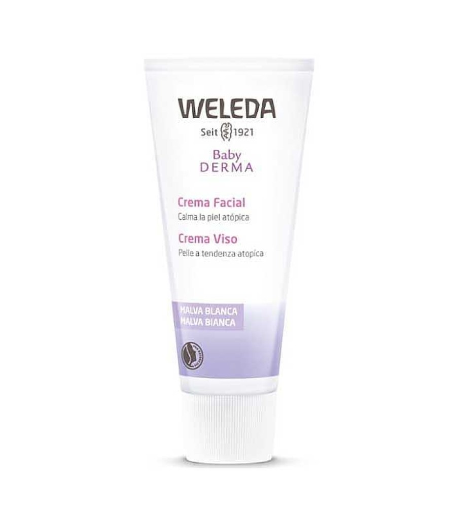 Beb S Y Ni Os | Weleda Weleda - Crema Facial Baby Derma - Malva Blanca