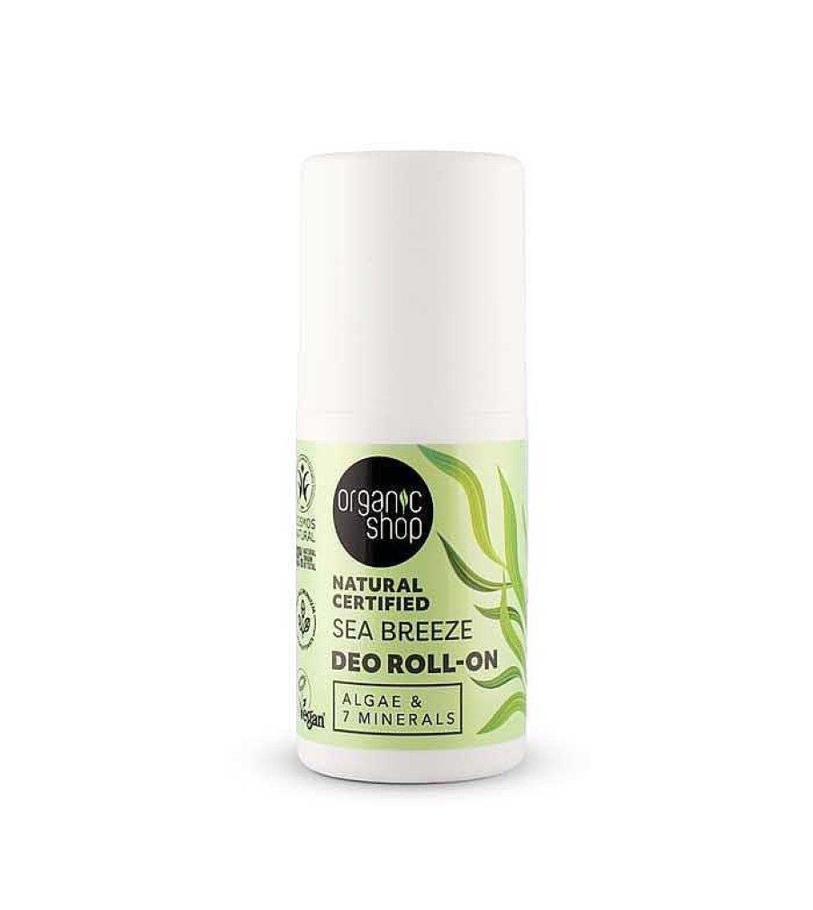 Desodorantes | Organic Shop Organic Shop - Desodorante Roll-On - Algas Y 7 Minerales