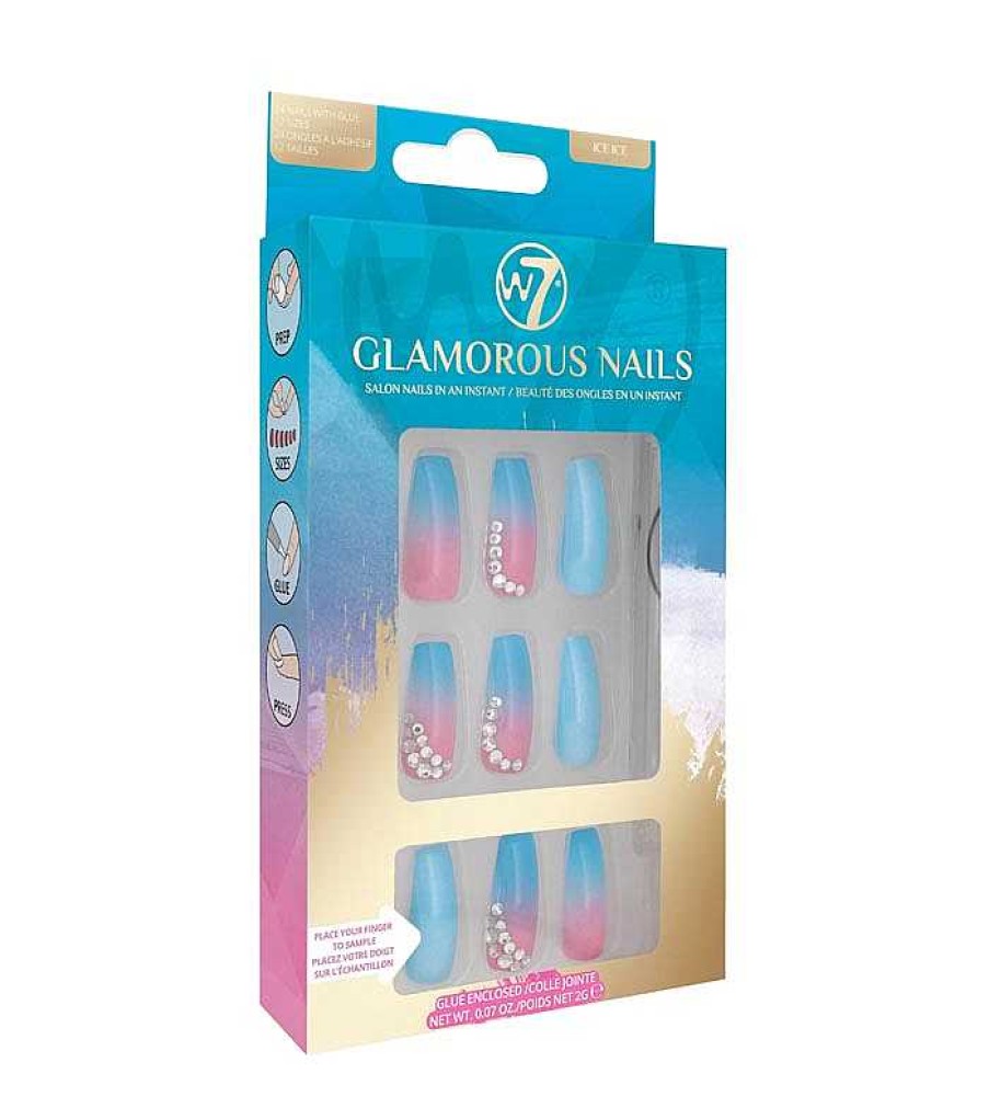 U As Postizas | W7 W7 - U As Postizas Glamorous Nails - Ice Ice