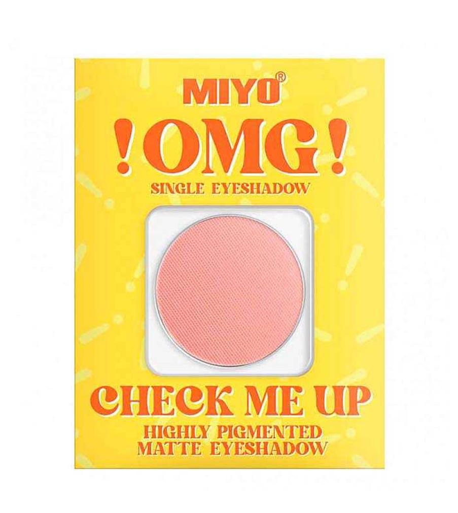 Sombras De Ojos Individuales | Miyo Miyo - * Omg!* - Sombra De Ojos Mate Check Me Up - 15: Rich Peach