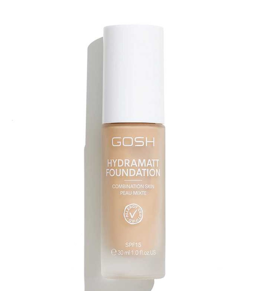 Base De Maquillaje Fluida | Gosh Gosh - Base De Maquillaje Hidratante Hydramatt - 006N