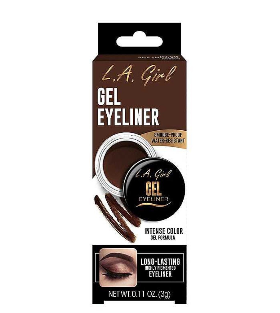 Delineadores En Gel | L.A. Girl L.A. Girl - Delineador De Ojos En Gel - Gel735: Rich Chocolate Brown