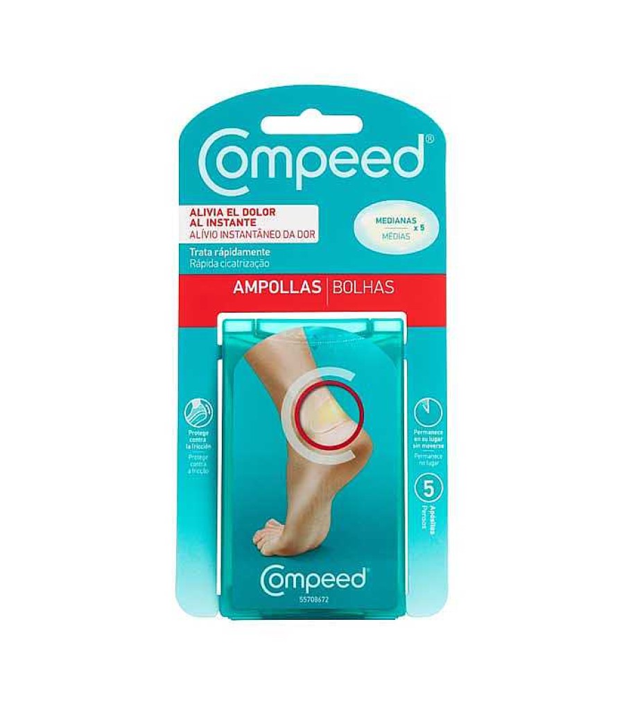 Cuidado De Los Pies | Compeed Compeed - Ampollas Medianas - 5 Ap Sitos